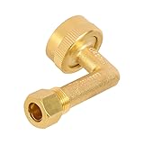 (Pack of 10) EFIELD Dishwasher Swivel Elbow Brass
