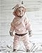 Kashoer 2Pcs Cute Newborn Baby Girls Pink Leopard Hoodie T-shirt Top + Pants Outfits Set (0-3Months, Pink&Leopard) 1
