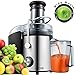 Aicok Juicer Wide Mouth Juice Extractor 1000 Watt Centrifugal Juicer Machine Powerful Whole Fruit and Vegetable Juicer with Juice Jug and Cleaning Brush,2 Speed Setting