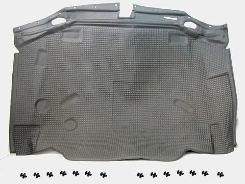 Mercedes R-129 Engine Lid Liner _+_ INSTALL KIT (16 pcs)