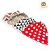 Bandana Bibs Drool Bib | Organic & Unisex - Pack of 4 with a Heat Sensing Spoon - Best for Baby Shower, Announcement Party, Newborn Registry & Gift Baskets - Clementine