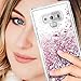 Caka Galaxy Note 9 Case, Galaxy Note 9 Glitter Case Liquid Series Sparkle Fashion Bling Luxury Flowing Liquid Floating Glitter Soft TPU Clear Case for Samsung Galaxy Note 9 (Rose Gold)