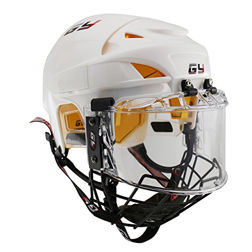 image for GY Propene Polymer Ice Hockey Helmets Full Mask Combos with Perfect Vi