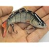 Al-Fishing-Lure-6-Segment-Swimbait-Crankbait-Hard-Bait-Slow-18g-10cm-with-6-Fishing-Hook-Fishing-Tackle
