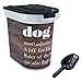 Paw Prints 37913 Plastic Pet Food Bin, 15 lb, 12.5