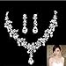 HeroNeo® Hot Prom Wedding Bridal Party Crystal Rhinestone Necklace Earring Jewelry Sets (08#)