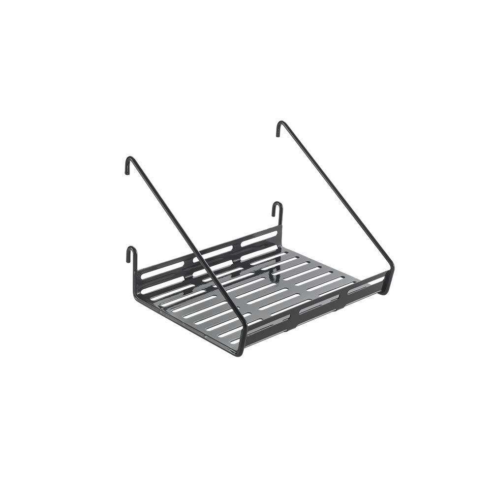 Metaltex Shelf for Wall Grille, Black, 18 x 15 x 12 cm