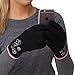 TrailHeads Womens Running Gloves - Touchscreen Gloves - Running Accessories for Women Winter - Hiking, Biking, Sports - Black/Fast Pink (Small)