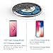 Wireless Charger, PWireless 7.5W Portable Qi Wireless Charging Pad for iPhone X, iPhone 8/8 Plus, Samsung S9/S9+/S8/S8+/S7/Note 8, Ultra-Slim Wireless Charger