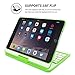 iPad Mini 1 / 2 / 3 360 Rotatable Keyboard Case, Snugg - Ultra Slim Keyboard Cover Case with Bluetooth Connectivity For Apple iPad Mini 1 / 2 / 3 Retina (Green)