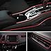 Car Interior Moulding Trim,3D DIY 5 Meter Flexible Interior Exterior Decoration Moulding Trims Strips line Stickers for Auto Accessories(Red)