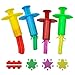 Kiddy Dough 8-Piece Clay & Dough Extruders – Mega Fun Playset Includes 8 Colorful Extruder Tools Featuring 4 Unique Surprise Shapes – Bulk Party Pack Great for Home or School