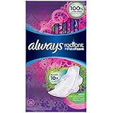 Always Radiant Heavy Feminine Pads with Wings, Scented (Pack of 3) (Package May Vary)
