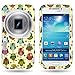 CoverON Slim Hard Case for Samsung Galaxy S 4 S IV Zoom Sm-C105A (Will Not Fit other S4 models) with Cover Removal Tool - (Fancy Owl)