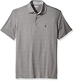 IZOD Men's Performance Golf Greenie Stripe Polo, Asphalt, X-Large