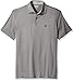 IZOD Men's Golf Greenie Short Sleeve Stripe Polo, Asphalt, X-Large
