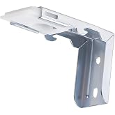 Zebra Shades Metal Blinds Mounting Bracket - Heavy Duty Support for 1-1/2"(38mm) Zebra Shades and Blinds- 4 Pack(No Screws Included)