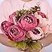 Luyue Peonies Artificial Flowers Vintage Faux Peony Arrangements Fake Flower for Vase Silk Floral Bouquet for Table Centerpiece Wedding Decoration Indoor Home Decor