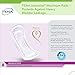 TENA Intimates Maximum Absorbency Incontinence/Bladder Control Pad, Regular Length, 56 Count (Packaging May Vary)