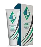Coconut Activated Charcoal Whitening Toothpaste - Natural Bad Breath Prevention and Halitosis Treatment