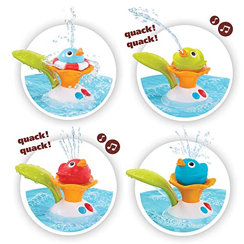Yookidoo Bath Toy - Musical Duck Race with Auto Fountain, Water Pump, and 4 Racing Ducks - Thumbnail 3