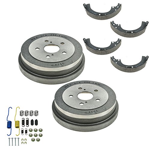 Rear Brake Drum & Shoe LH RH with Hardware Kit Set for Toyota Camry Solara