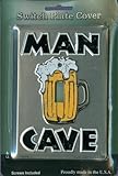Man Cave Light Switch Plate Cover Metal with Screws