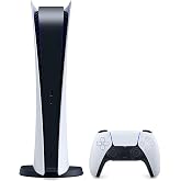 Sony PlayStation 5 Digital Edition Console With Accessories, 825GB - White (Renewed)