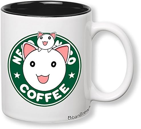 UrbanBrew Neco Coneco Parody Coffee Mug Anime Fans