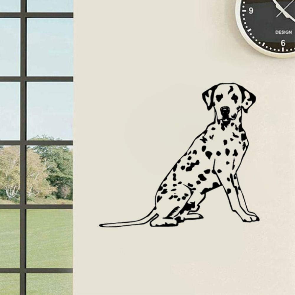 Interesting Dalmatian Dog Decal Home Decor Wall Sticker 58.5Cm*65Cm