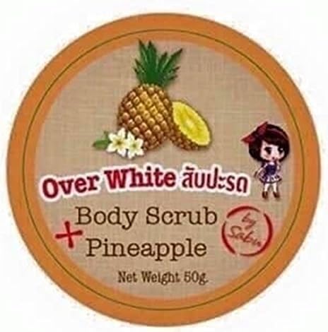 Sabu Over Pineapple Body Scrub Alpha Arbutin Body Skin 50 G.
