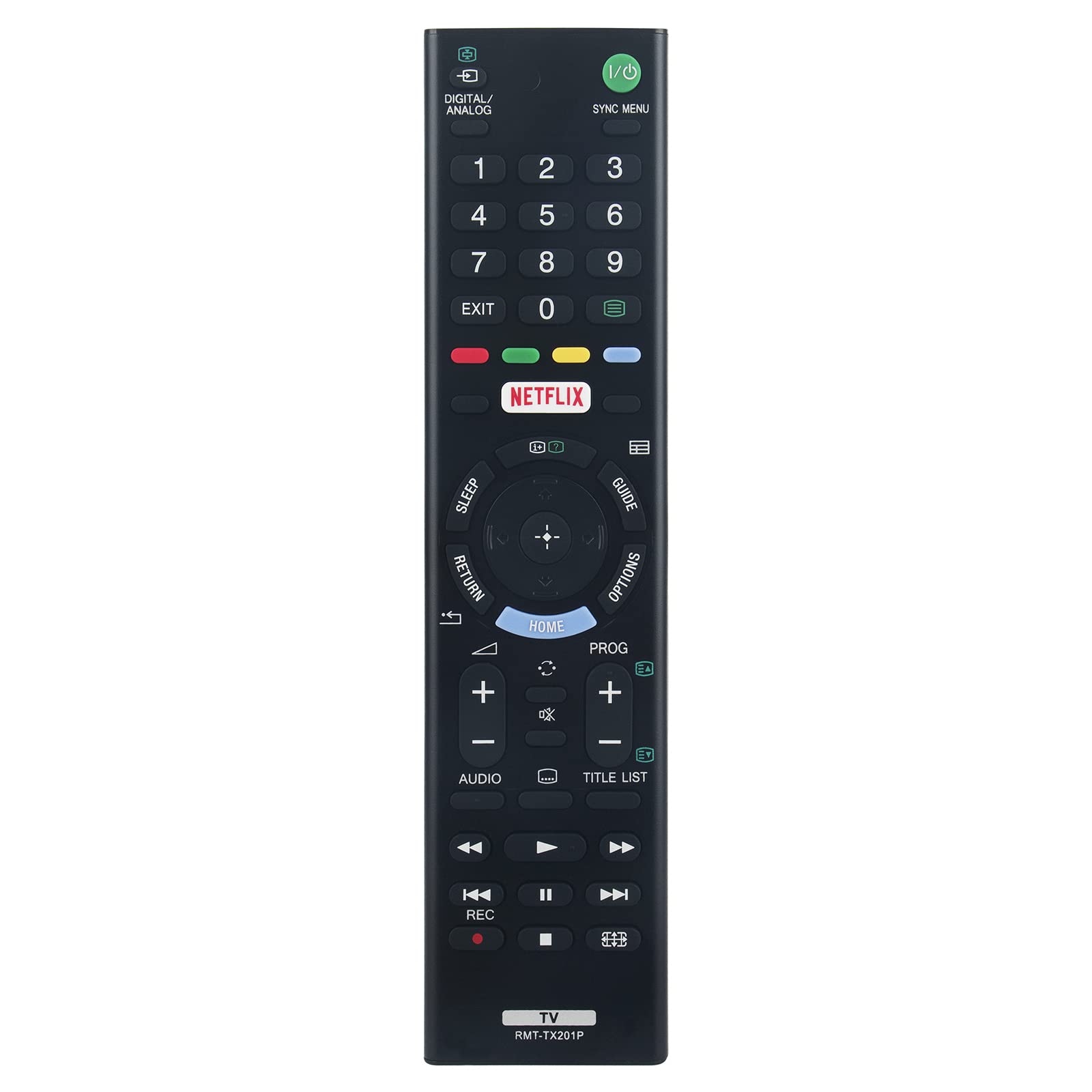 New RMT-TX201P Replace Remote Control - VINABTY RMTTX201P Remote Control Replacement fit for SONY LCD TV RMT-TX102D W600D W650D W750D KDL-40W650D Remote Controller