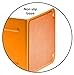 Acrimet Premium Metal Bookends (Heavy Duty) (Orange Color) (1 Pair)
