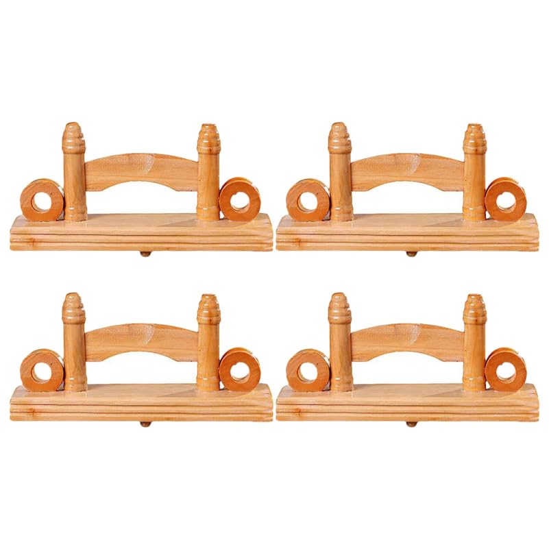 Photo 1 of 4pcs Fan Holder Display: Folding Handheld Fan Base Organizer Stand for Home Office Shop Decoration