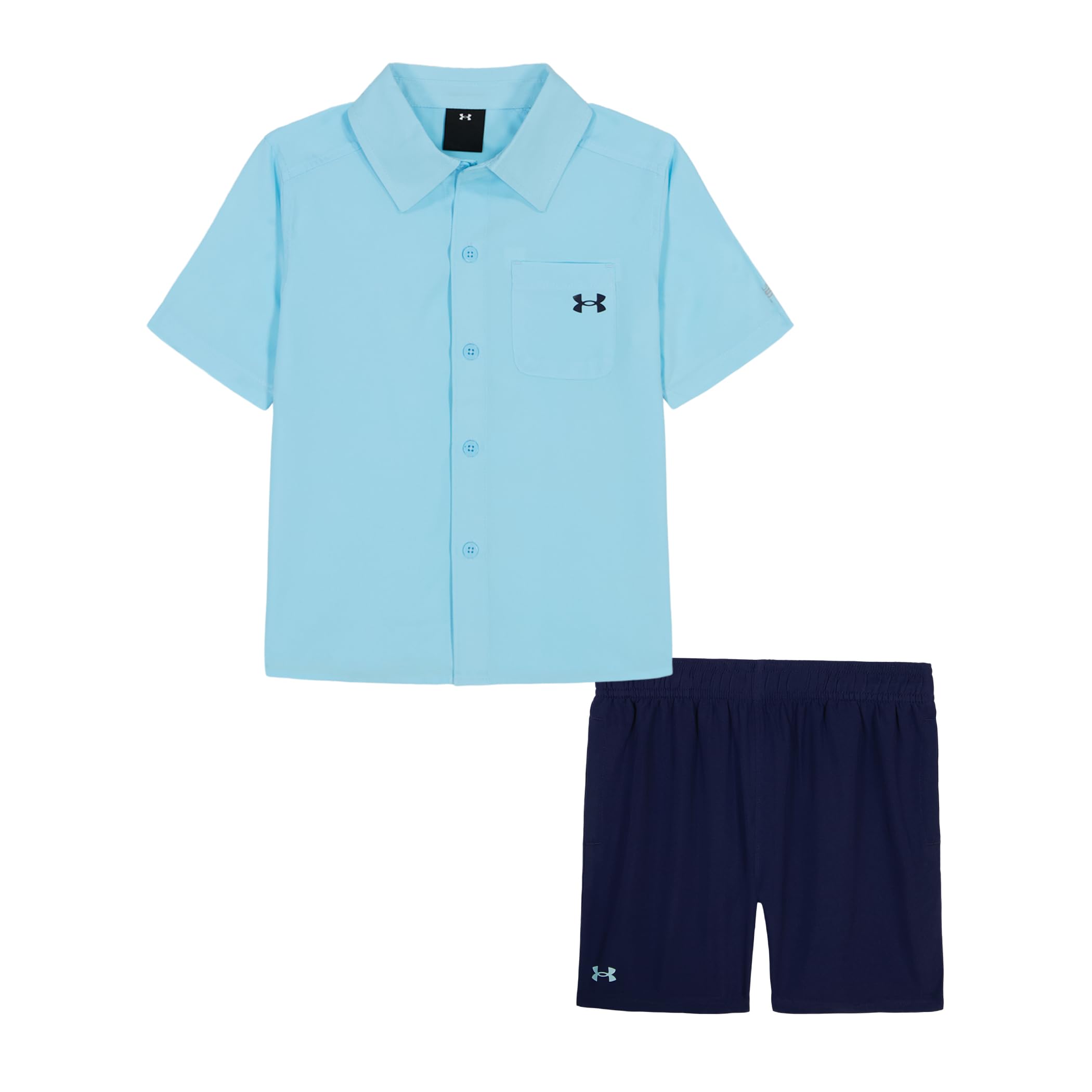 Under Armour UA WOVEN SHIRT SET, ETHER BLUE, 4 Image
