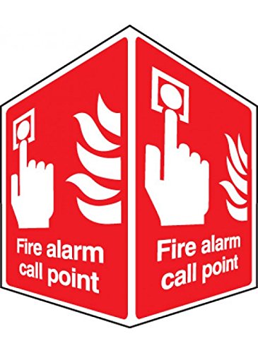 Caledonia Signs 58003 Fire Alarm Call Point Projecting Sign – BigaMart