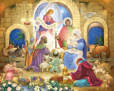 Glorious Nativity Jigsaw Puzzle 1000 Piece