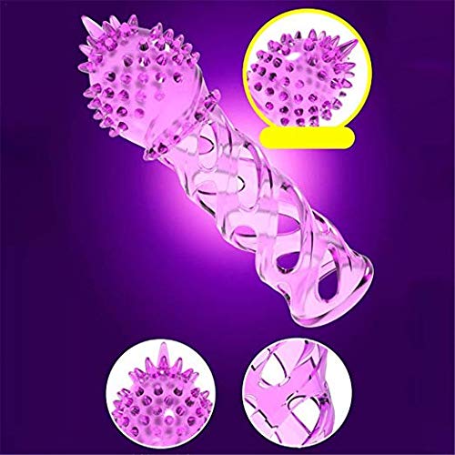 AHDAHD Crystal Spike Finger Sets, The Latest stimulating Condoms, let You and Your Lover Experience a New Passion. (3pcs) - Thumbnail 5