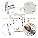 OMECAL 450LBS Medical Shower Chair Bath Stool Transfer Bench Seat,Upgrade Framework SPA Bathtub Chair, Heavy Duty 450LBS No-Slip Adjustable 6 Height,