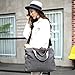 Sanxiner Top Handle Handbag Tote Bag Canvas Crossbody Bags for Women (Gray)
