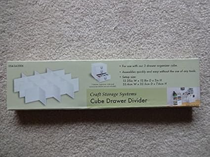 Amazon Com Craft Storage Systems Cube Drawer Divider Organizer