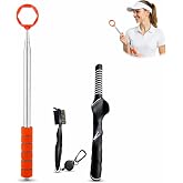 3-Piece Golf Accessories Set - Ball Retriever, Grip Trainer &amp; Club Cleaner. | Golf Training Aids for Men and Women&mdash;Retrieve Balls, Practice Proper Grip and Clean Club Grooves at Home or the Driving Range