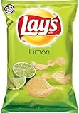 Lay's Limon 2 Pack of 2.75oz Bags Fresh Lemon Lime Flavor Tangy and Delicious!