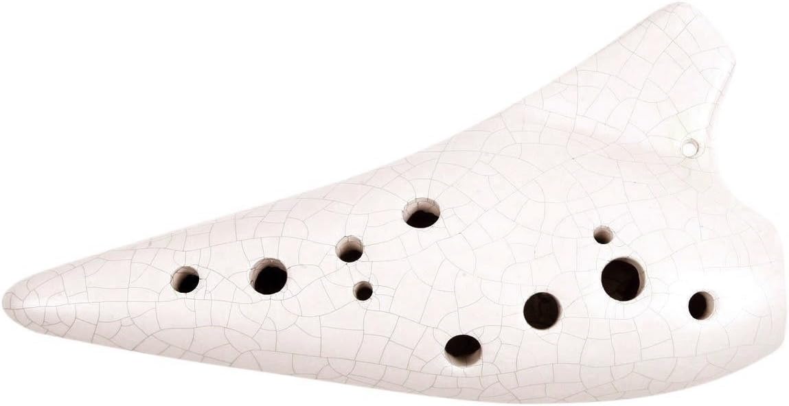 Amazon Co Jp ジンセルフ Jinself アルトc デザインオカリナ 12穴 陶器 便利な3点セット 初心者向け 入門 アイボリー スポーツ アウトドア