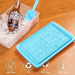 Ice Cube Tray with Lid and Bin 55 - Ice Cube Molds