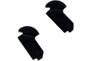 GENERIC Deal4GO 2-Pcs Non-Slip Bottom Rubber Feet Strips Pads Replacement for Nintendo Switch OLED Console HEG-001 (Black)