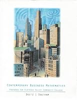 Contemporary Business Mathematics Prepared for Flathead Valley Community College By Deitz & Southham, 2009 1111065349 Book Cover