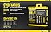 Nitecore D4 smart battery Charger with LCD display For Li-ion, IMR, LiFePO4 26650 22650 18650 17670 18490 17500 18350 16340 RCR123 14500 10440 Ni-MH And Ni-Cd AA AAA AAAA C Rechargeable Batteries with 4 x EdisonBright Ni-MH rechargeable AA batteries bundle
