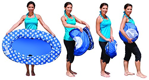SwimWays Spring Float Paddle Paws Dog Pool Float