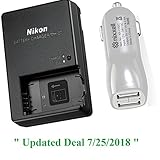 Nikon MH-27 Charger for Nikon EN-EL20 , EN-EL20a Battery & Nikon Coolpix A, Nikon 1 AW1, Nikon 1 J1, Nikon 1 J2, Nikon 1 J3, Nikon 1 S1, Nikon 1 V3, Blackmagic Pocket Cinema Camera + Bonus Carcharger